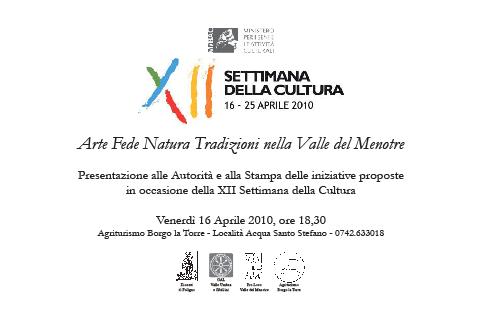 XII Settimana della Cultura 2010